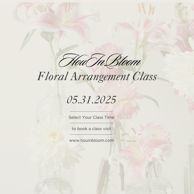 5/31 - Floral Arrangement Class